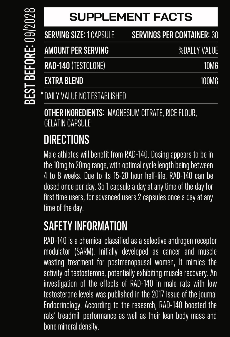 RAD-140 (Testolone)